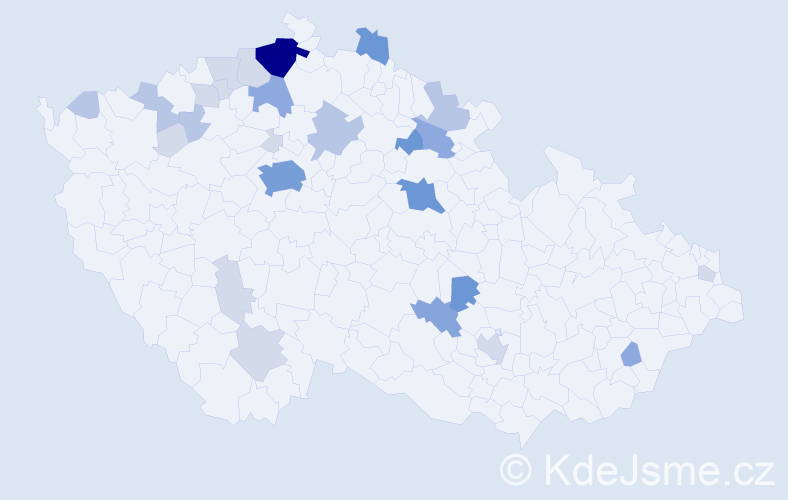 Příjmení: 'Štipák', počet výskytů 82 v celé ČR