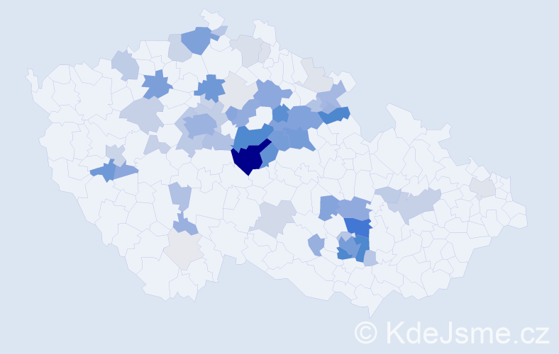 Příjmení: 'Černohlávková', počet výskytů 260 v celé ČR