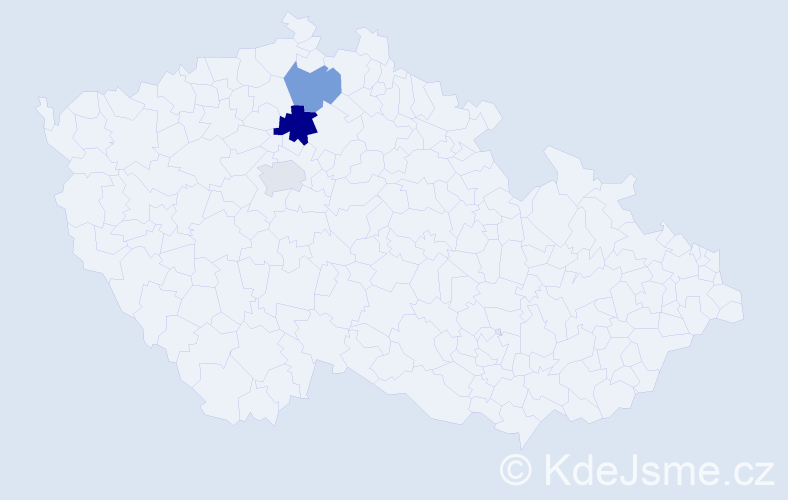 Příjmení: 'Krivosheeva', počet výskytů 4 v celé ČR