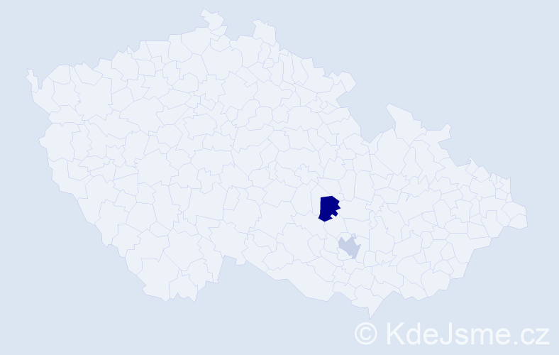 Příjmení: 'Lontras', počet výskytů 8 v celé ČR