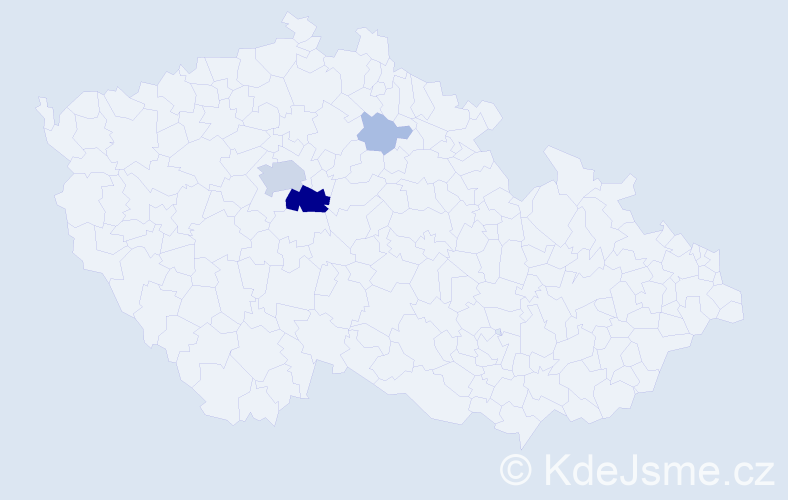 Příjmení: 'Shetela', počet výskytů 16 v celé ČR