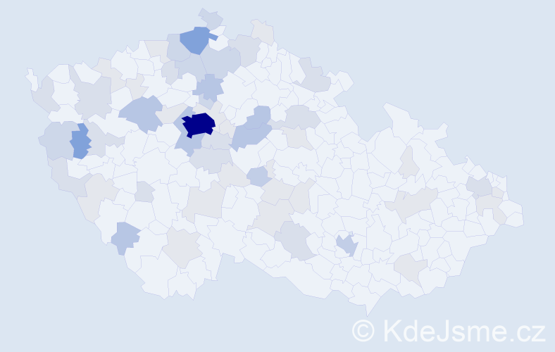 Příjmení: 'Wurmová', počet výskytů 167 v celé ČR