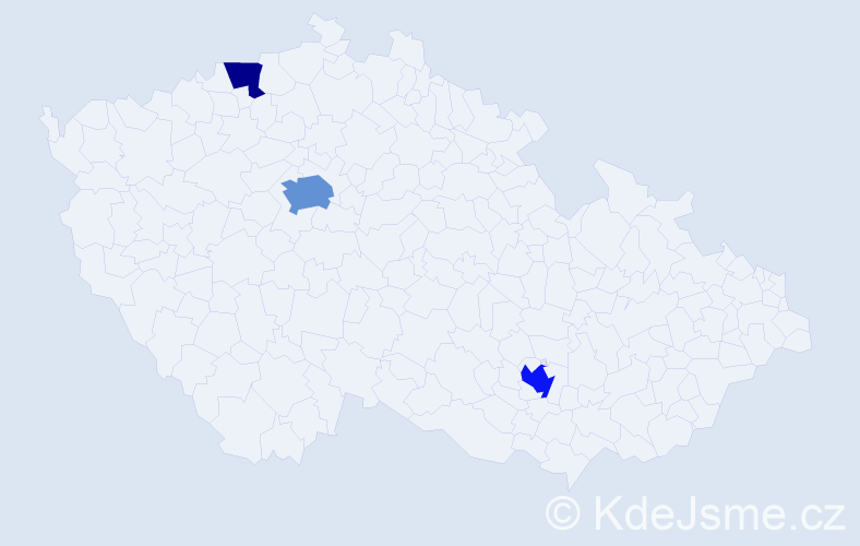 Příjmení: 'Kudryashov', počet výskytů 6 v celé ČR