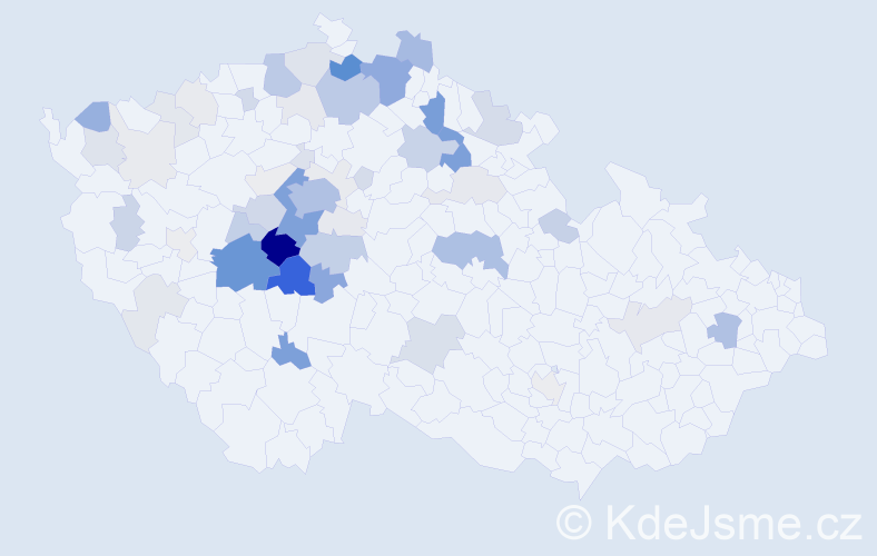 Příjmení: 'Krotilová', počet výskytů 251 v celé ČR