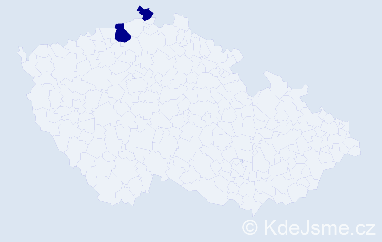 Příjmení: 'Turjančík', počet výskytů 2 v celé ČR