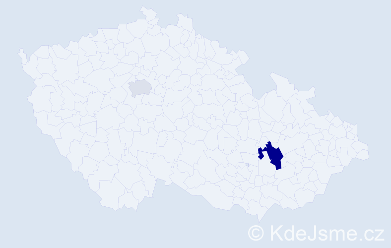 Příjmení: 'Mansurov', počet výskytů 4 v celé ČR