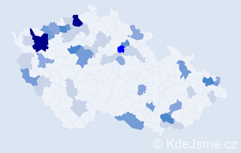 Příjmení: 'Škultéty', počet výskytů 137 v celé ČR