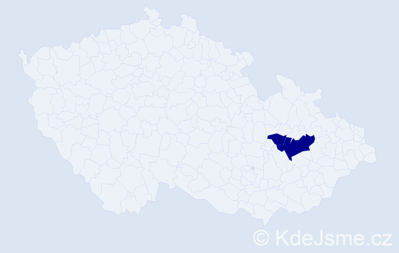 Příjmení: 'Smyrk', počet výskytů 2 v celé ČR