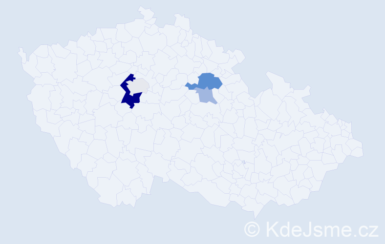 Příjmení: 'Ruffr', počet výskytů 11 v celé ČR