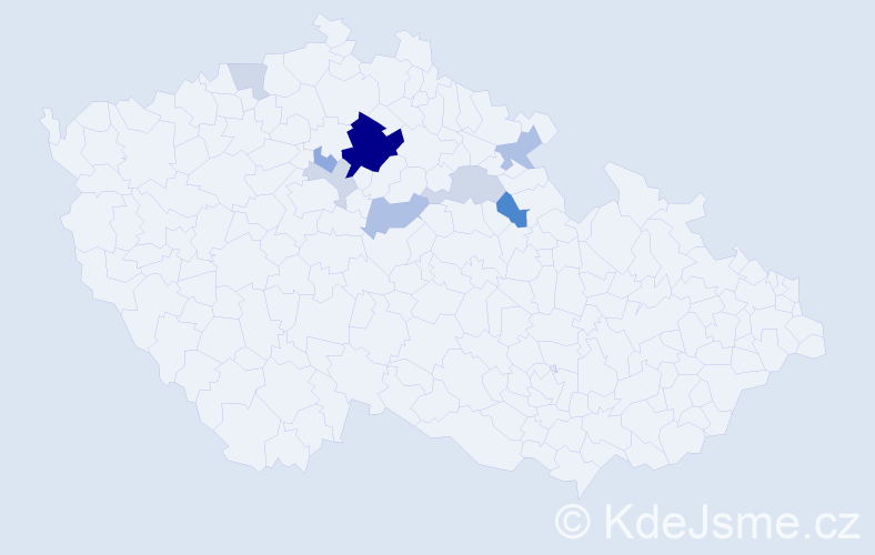 Příjmení: 'Dohalský', počet výskytů 32 v celé ČR