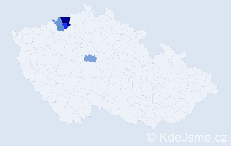 Příjmení: 'Körschnerová', počet výskytů 11 v celé ČR