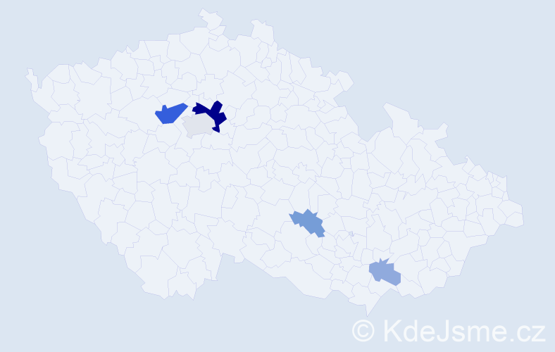 Příjmení: 'Antoci', počet výskytů 16 v celé ČR