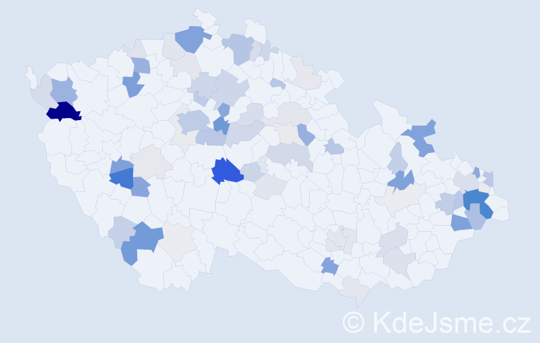 Příjmení: 'Malinovský', počet výskytů 258 v celé ČR
