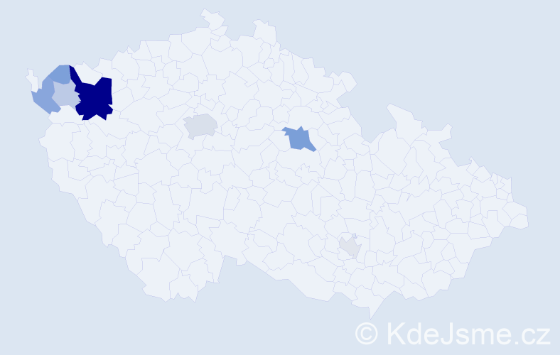 Příjmení: 'Dotzauer', počet výskytů 43 v celé ČR
