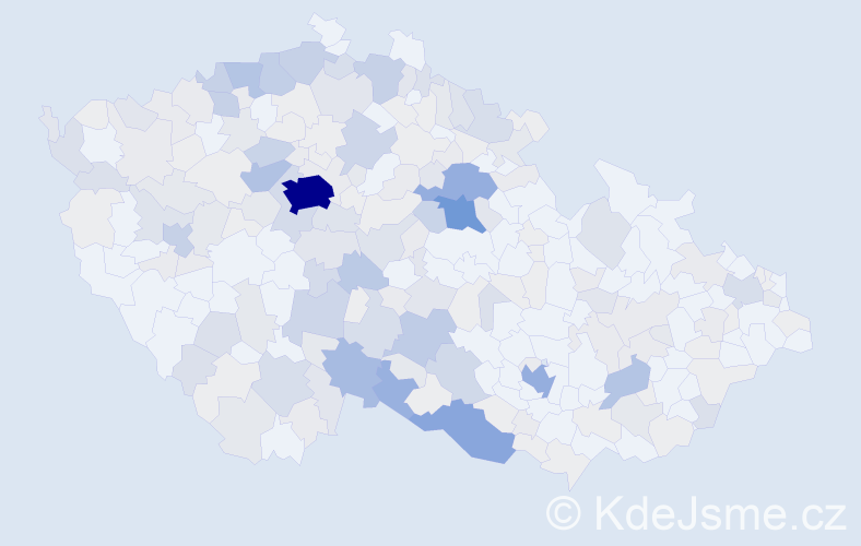 Příjmení: 'Kolmanová', počet výskytů 802 v celé ČR