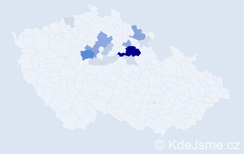 Příjmení: 'Erbsová', počet výskytů 47 v celé ČR