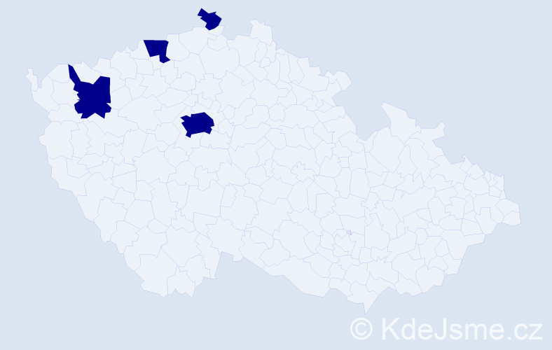 Příjmení: 'Dorokhova', počet výskytů 4 v celé ČR