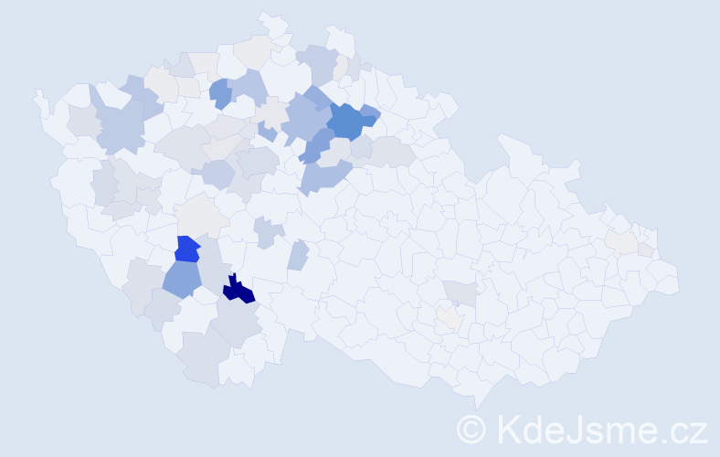 Příjmení: 'Masáková', počet výskytů 231 v celé ČR