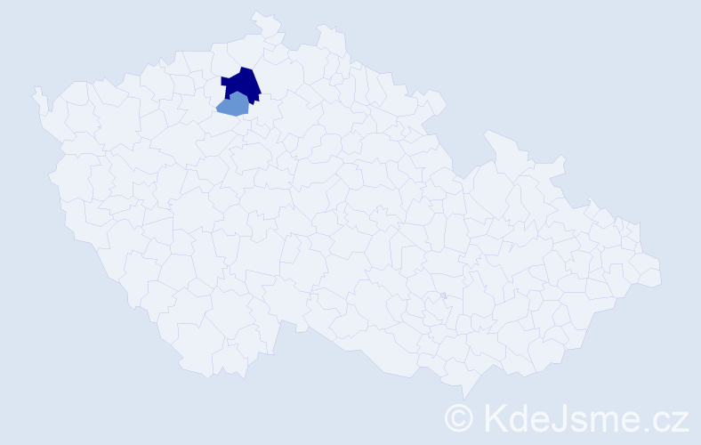 Příjmení: 'Leiblinger', počet výskytů 6 v celé ČR