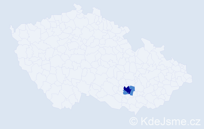 Příjmení: 'Skorus', počet výskytů 4 v celé ČR