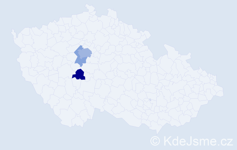 Příjmení: 'Černohausová', počet výskytů 7 v celé ČR