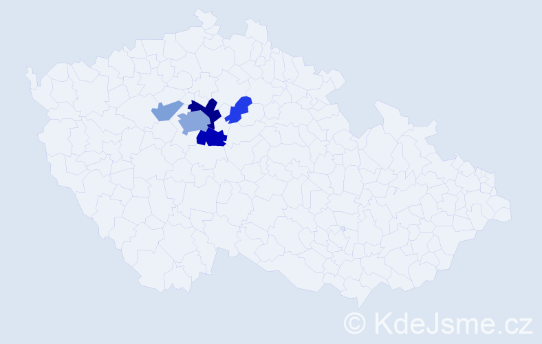 Příjmení: 'Mayrich', počet výskytů 13 v celé ČR