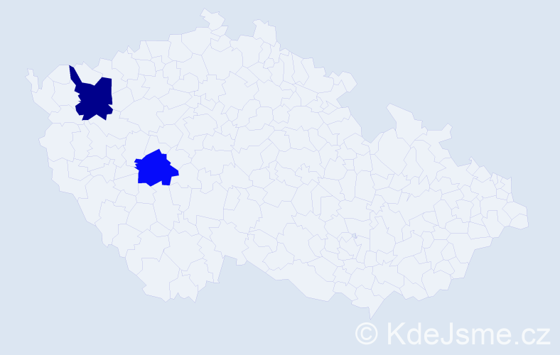 Příjmení: 'Limani', počet výskytů 10 v celé ČR