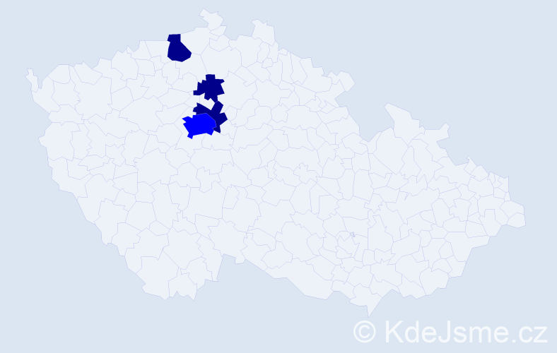 Příjmení: 'Alakbarova', počet výskytů 7 v celé ČR