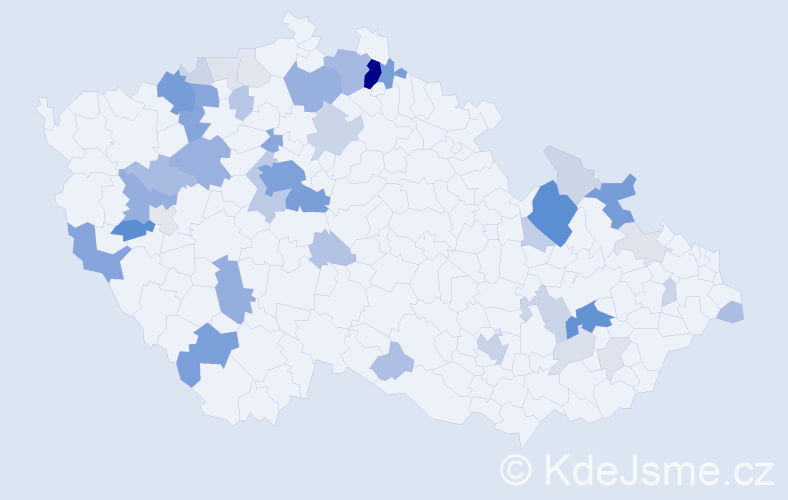 Příjmení: 'Engel', počet výskytů 173 v celé ČR