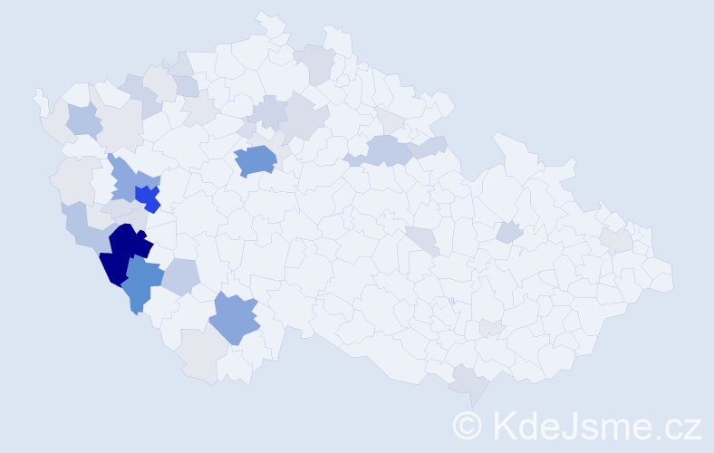 Příjmení: 'Pojar', počet výskytů 178 v celé ČR