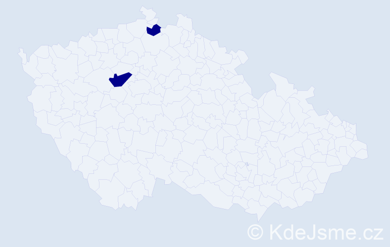 Příjmení: 'Heeren', počet výskytů 2 v celé ČR