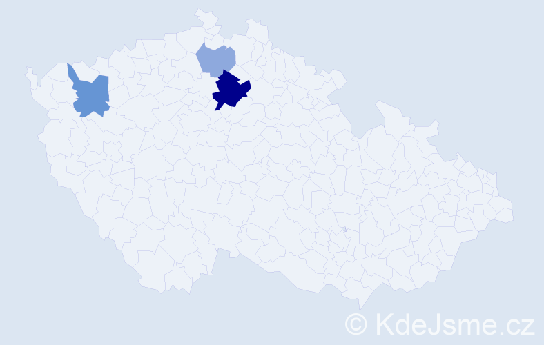 Příjmení: 'Čanaky', počet výskytů 12 v celé ČR