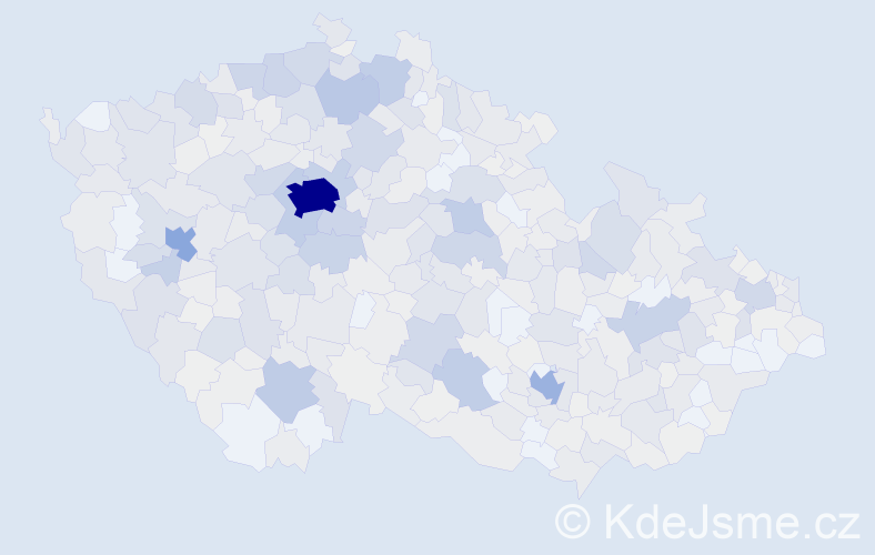 Příjmení: 'Skálová', počet výskytů 2190 v celé ČR
