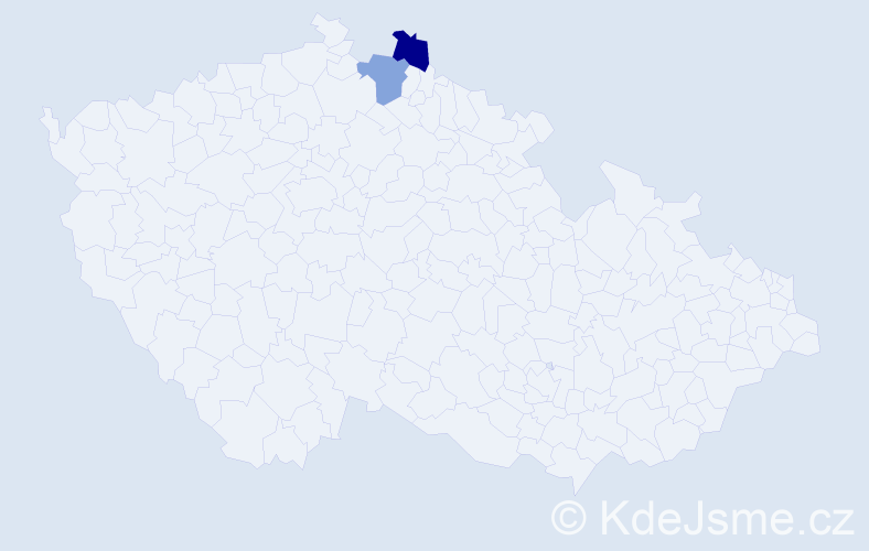 Příjmení: 'Körteltová', počet výskytů 4 v celé ČR