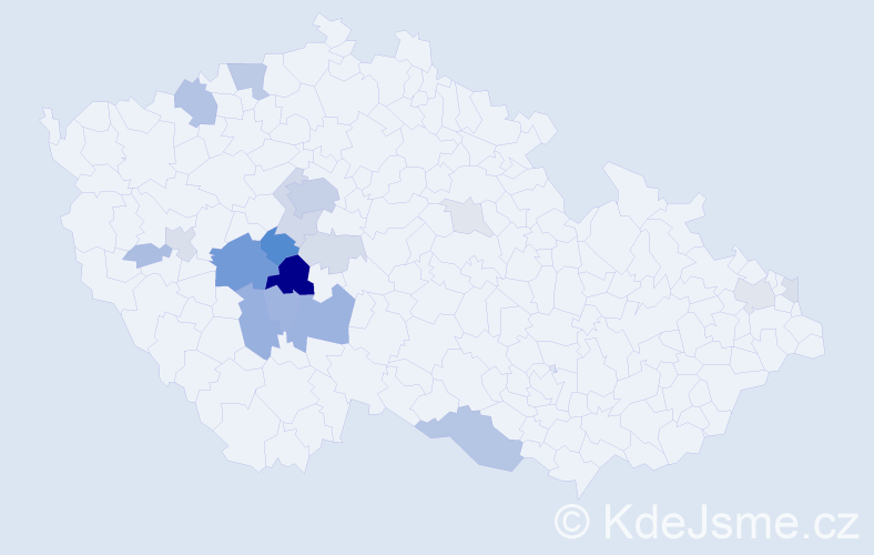 Příjmení: 'Hejrová', počet výskytů 62 v celé ČR