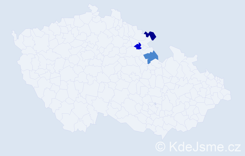 Příjmení: 'Futter', počet výskytů 3 v celé ČR