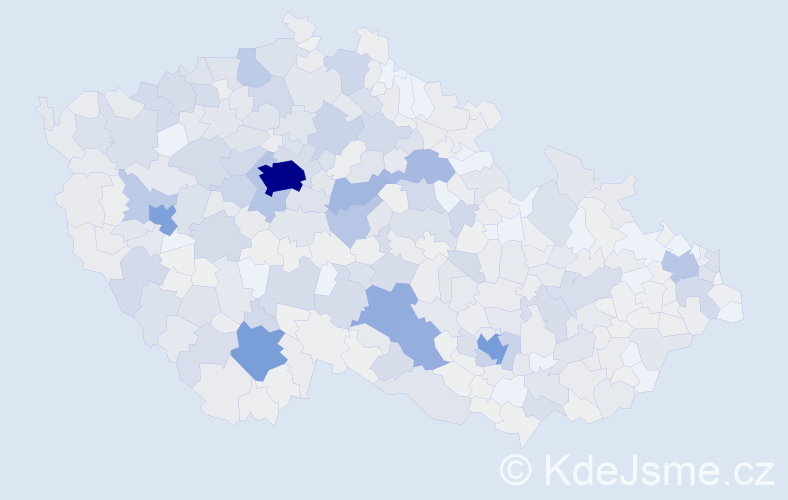 Příjmení: 'Trnková', počet výskytů 3034 v celé ČR