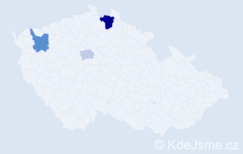 Příjmení: 'Čeláková', počet výskytů 6 v celé ČR