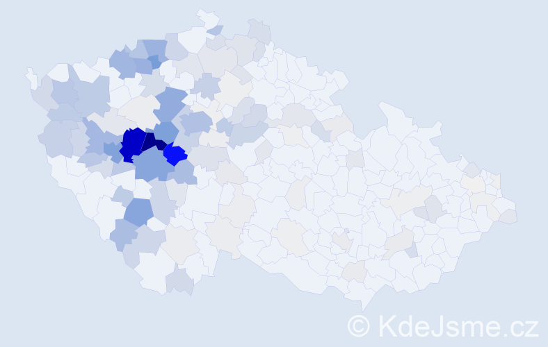 Příjmení: 'Hrabáková', počet výskytů 726 v celé ČR