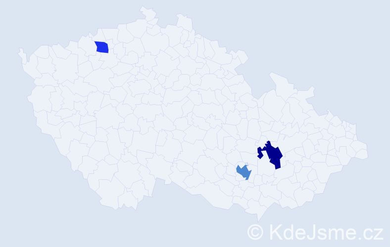 Příjmení: 'Abeles', počet výskytů 15 v celé ČR