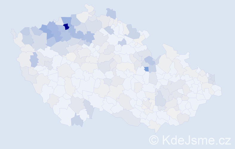 Příjmení: 'Berkyová', počet výskytů 919 v celé ČR