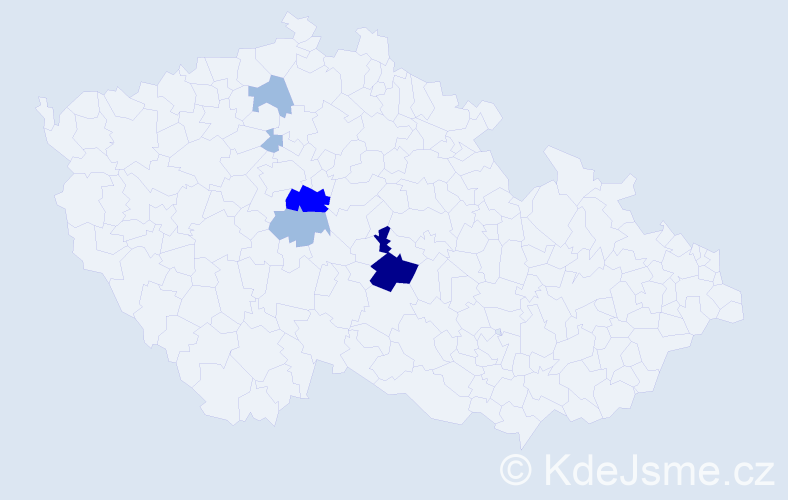Příjmení: 'Balliš', počet výskytů 10 v celé ČR