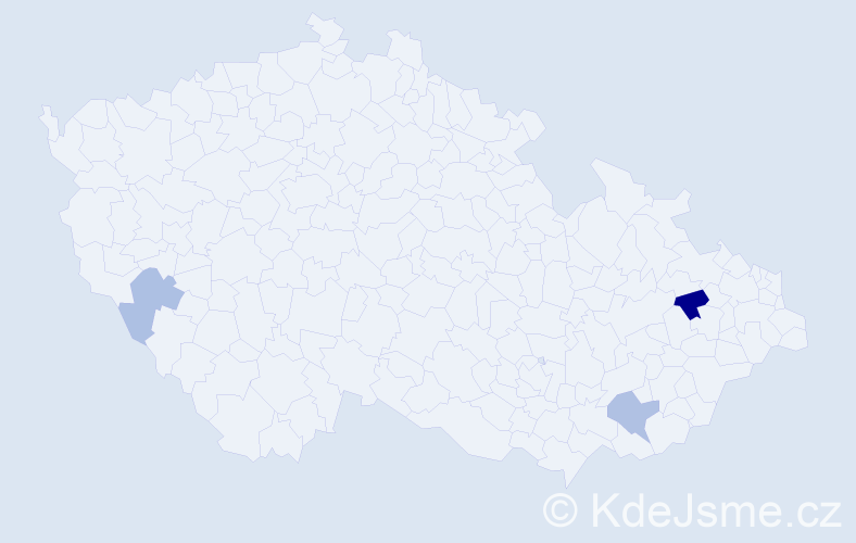 Příjmení: 'Elkner', počet výskytů 10 v celé ČR