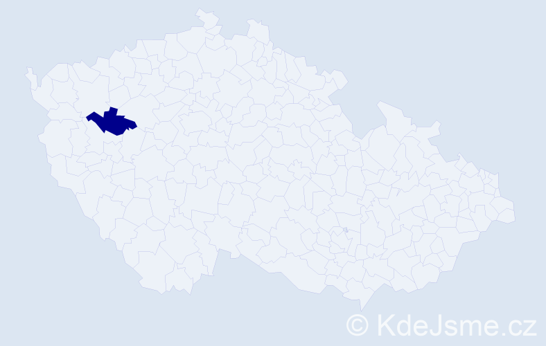 Příjmení: 'Benchaib', počet výskytů 1 v celé ČR