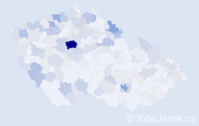 Příjmení: 'Hofmannová', počet výskytů 667 v celé ČR
