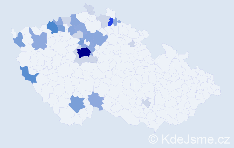 Příjmení: 'Feigl', počet výskytů 85 v celé ČR