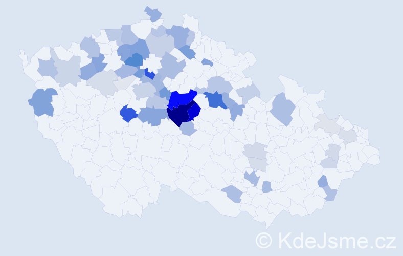 Příjmení: 'Brandejská', počet výskytů 194 v celé ČR