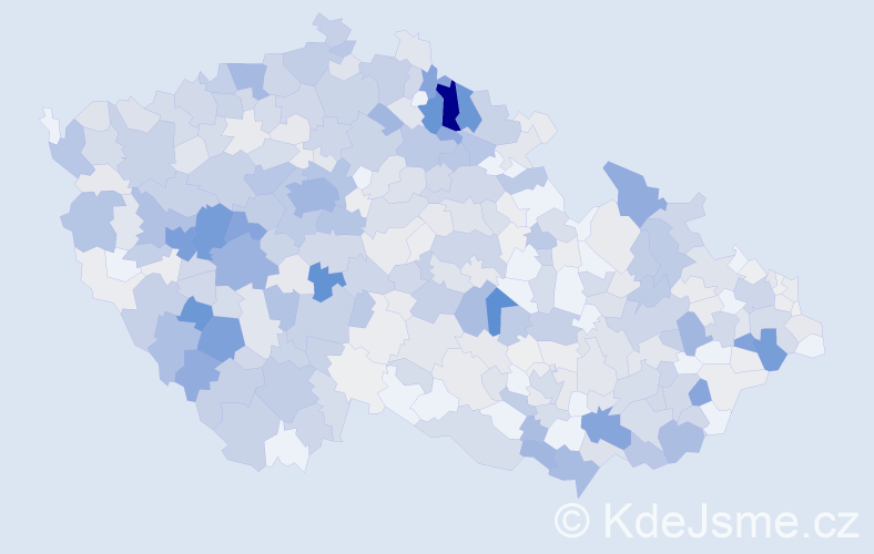 Příjmení: 'Lukeš', počet výskytů 2840 v celé ČR