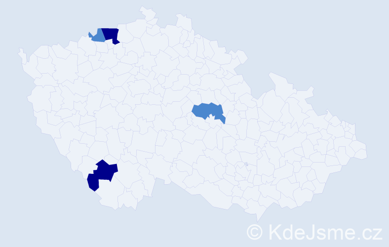 Příjmení: 'Chrapanová', počet výskytů 8 v celé ČR