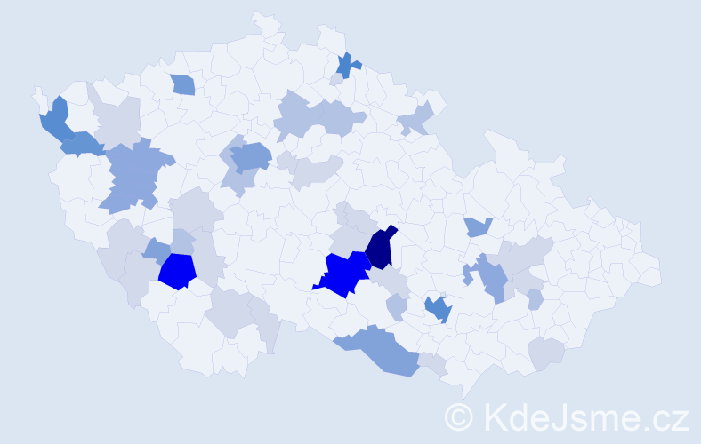 Příjmení: 'Pivničková', počet výskytů 137 v celé ČR